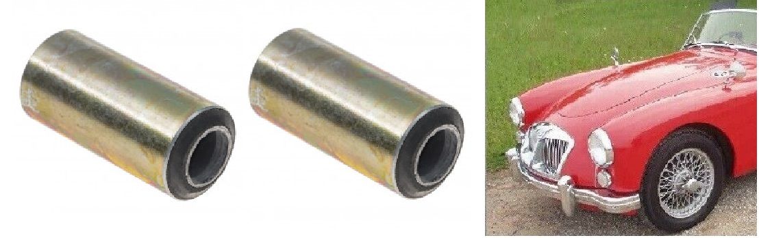 REAR SPRING EYE BUSHES x2 (MGA) (1955- 62) 